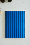 Cuaderno Chroma hojas stripes azul