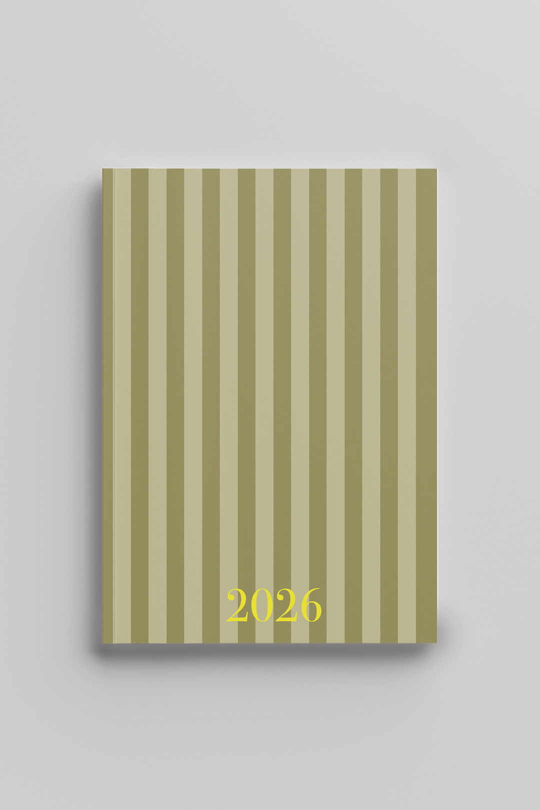Agenda 2026 semana vista- Modelo Stripes Olive