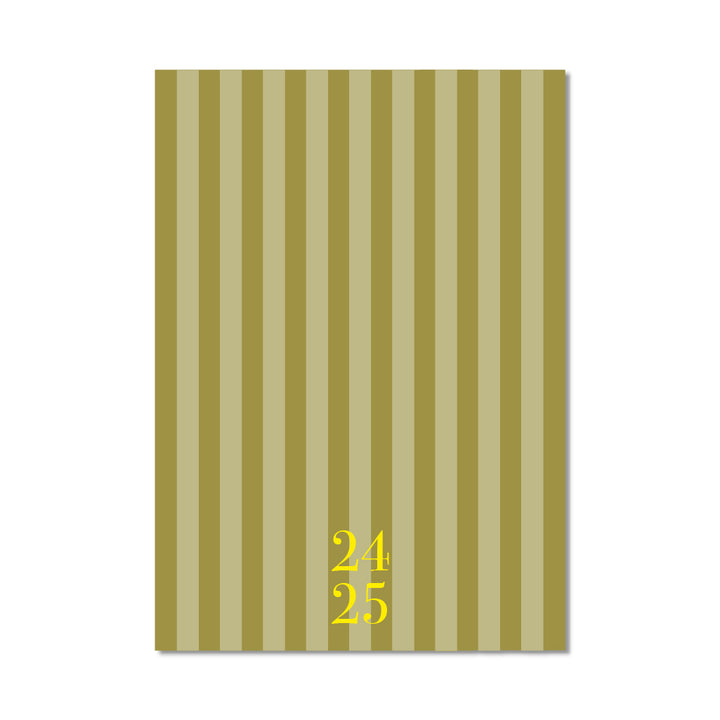 Agenda 24-25 semana vista- modelo Stripes Olive